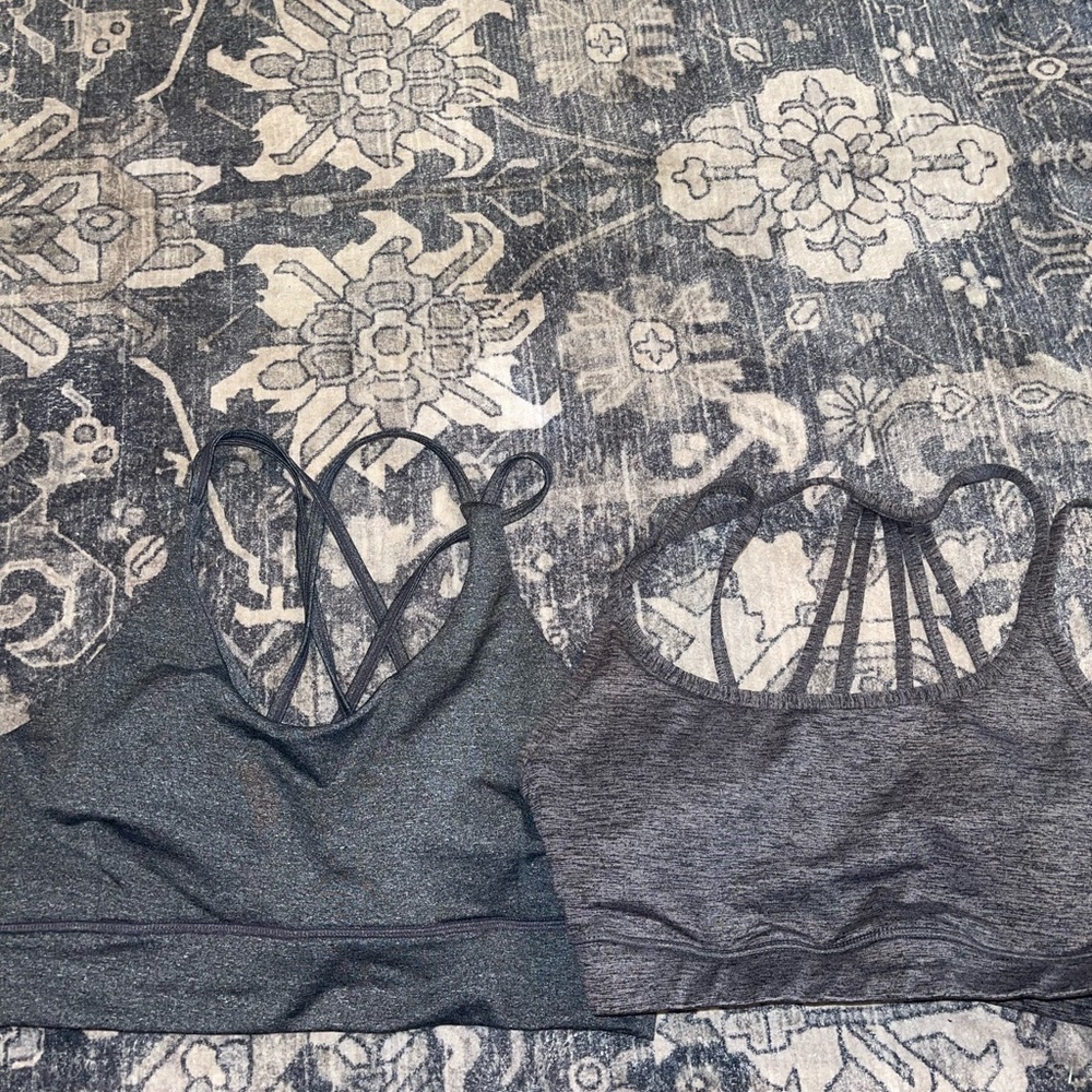 GAIAM Sports Bras pack of 2  Gray/Charcoal women’s XL